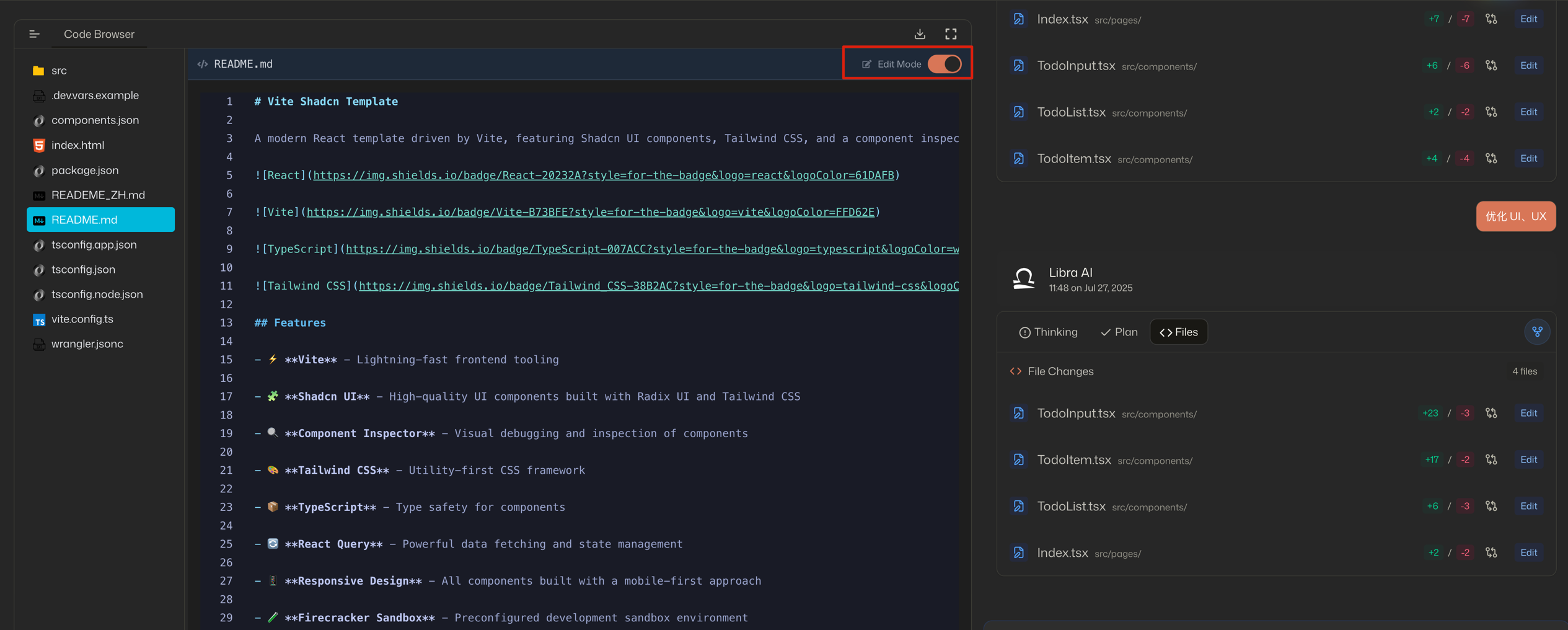 Code Direct Edit Mode